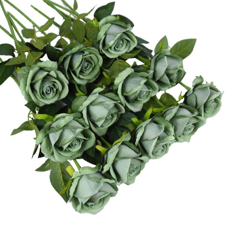 Élégant bouquet de roses éternelles artificielles