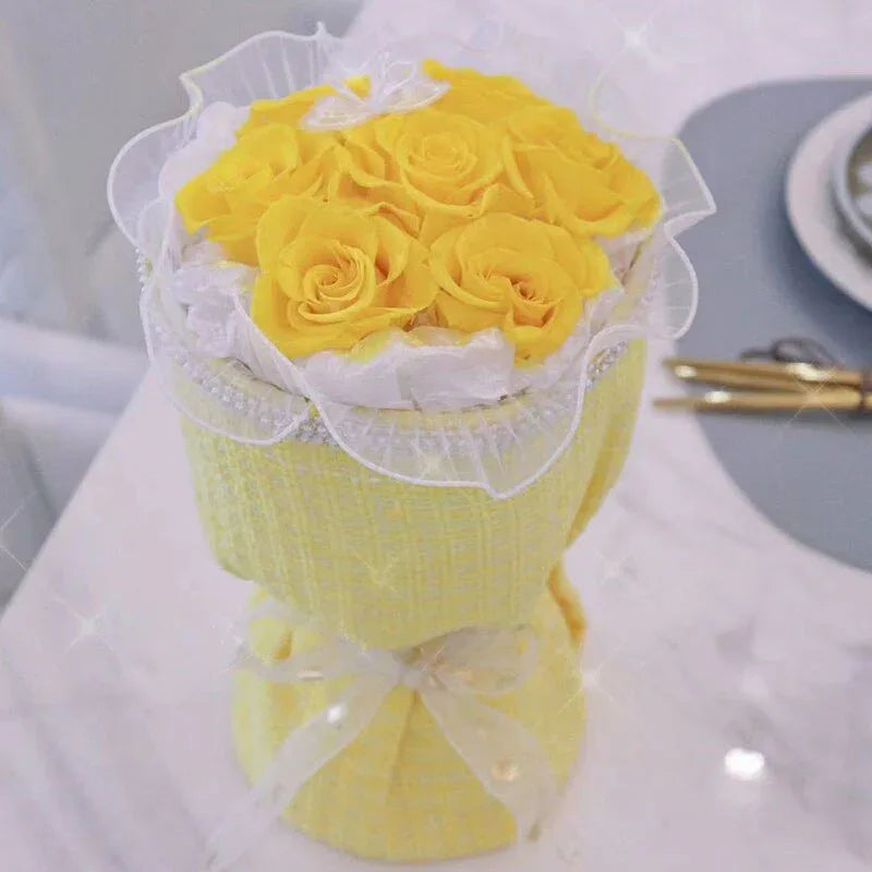 Bouquet de Roses Eternelles ( Choix de style ) - Rose Eternelle La Boutique
