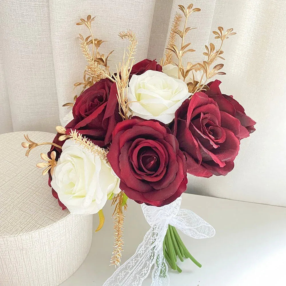 Décoration de Mariage de Luxe - Arche de Rose en Soie - Rose Eternelle La Boutique
