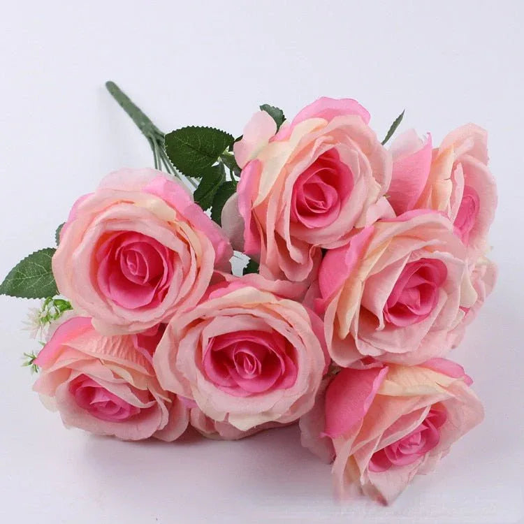 Sublime Bouquet de Rose éternelle en soie ( Choix de couleur ) - Rose Eternelle La Boutique
