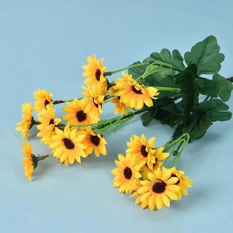 Bouquets de Tournesols Artificiels Décoration de Mariage ensoleillée - Rose Eternelle La Boutique
