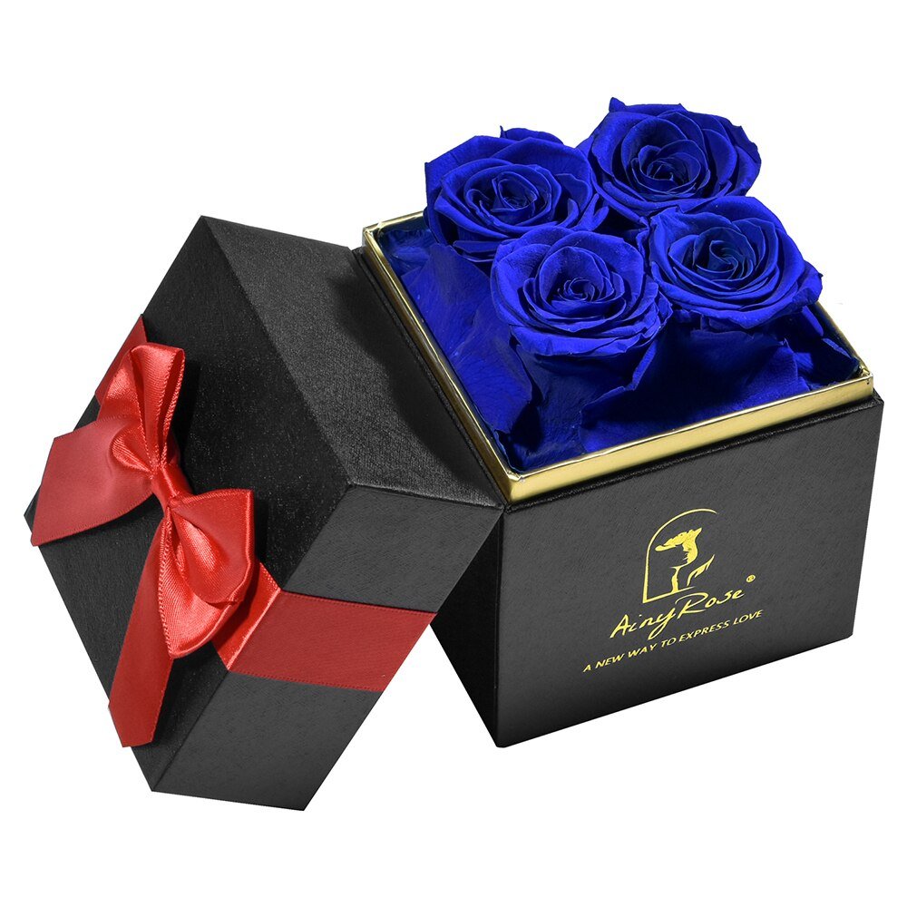 Elegante kleine Schachtel mit ewiger Rose