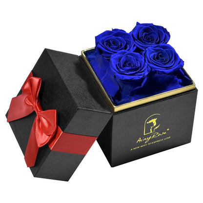 Elegante kleine Schachtel mit ewiger Rose