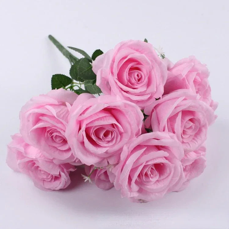 Sublime Bouquet de Rose éternelle en soie ( Choix de couleur ) - Rose Eternelle La Boutique
