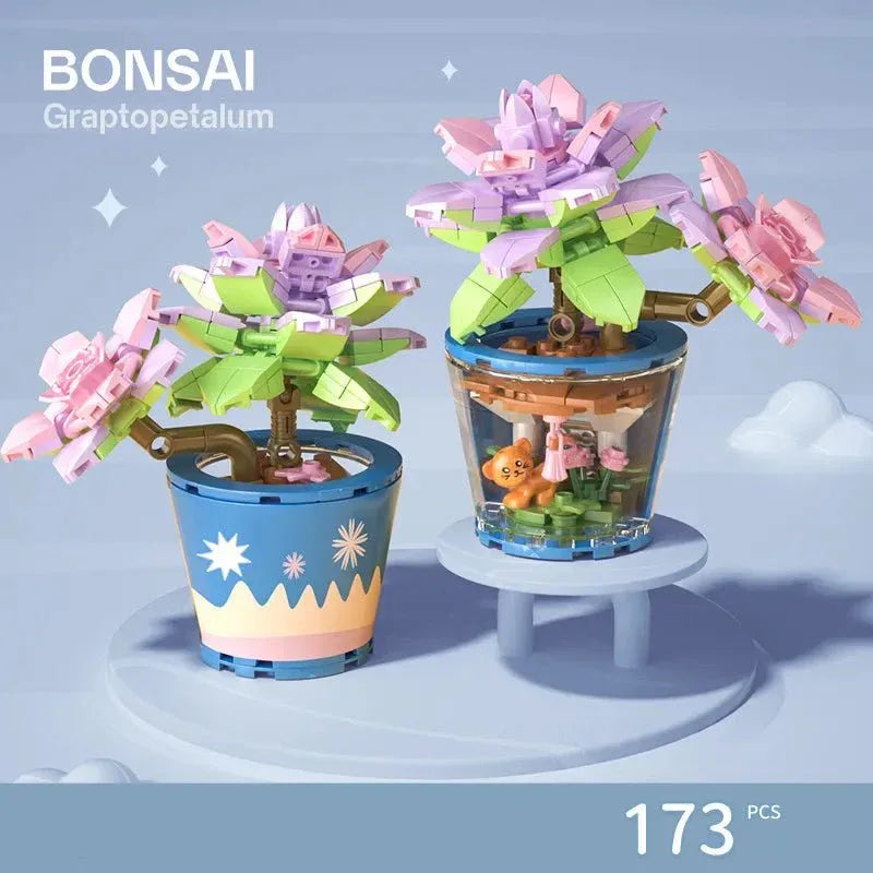 Jeux de construction Fleurs artificielles en pot - Rose Eternelle La Boutique