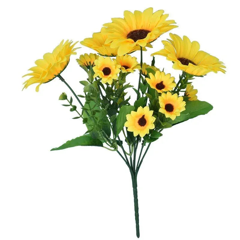 Bouquets de Tournesols Artificiels Décoration de Mariage ensoleillée - Rose Eternelle La Boutique