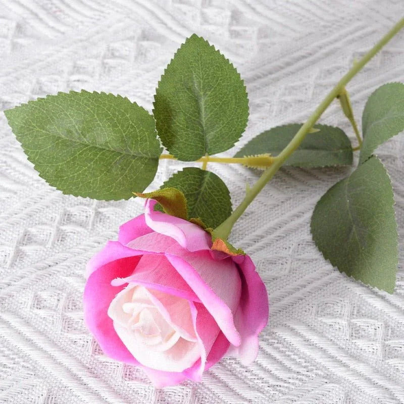 Bouquet de 5 Rose Eternelle en soie - Rose Eternelle La Boutique