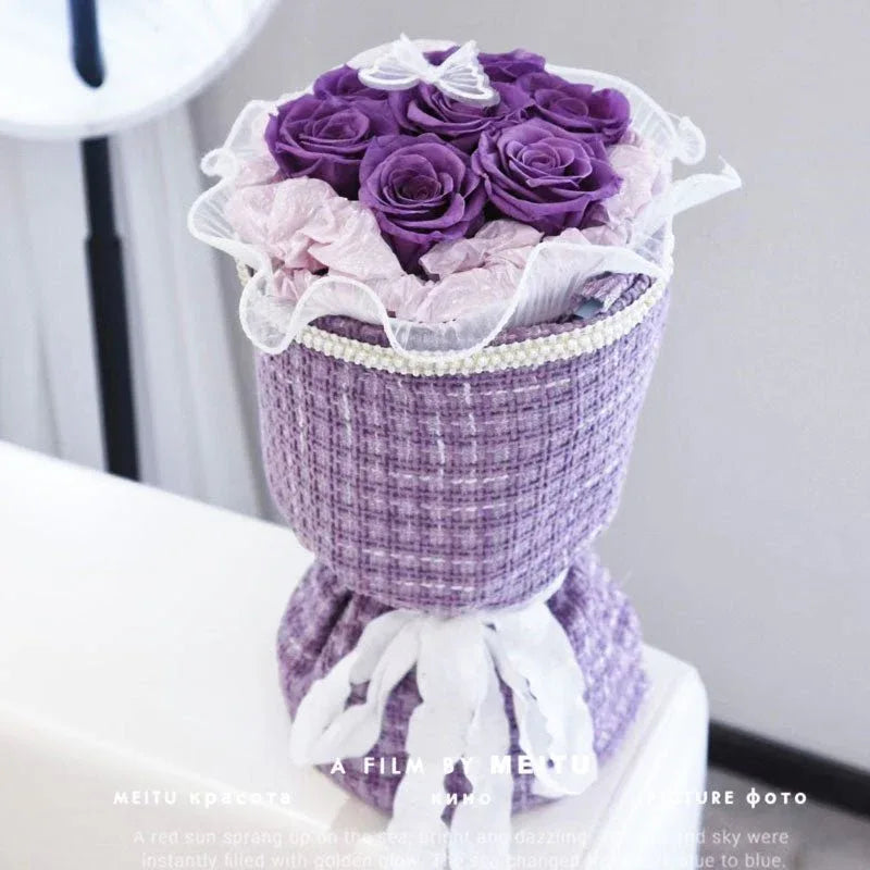 Bouquet de Roses Eternelles ( Choix de style ) - Rose Eternelle La Boutique