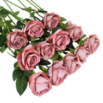 Élégant bouquet de roses éternelles artificielles