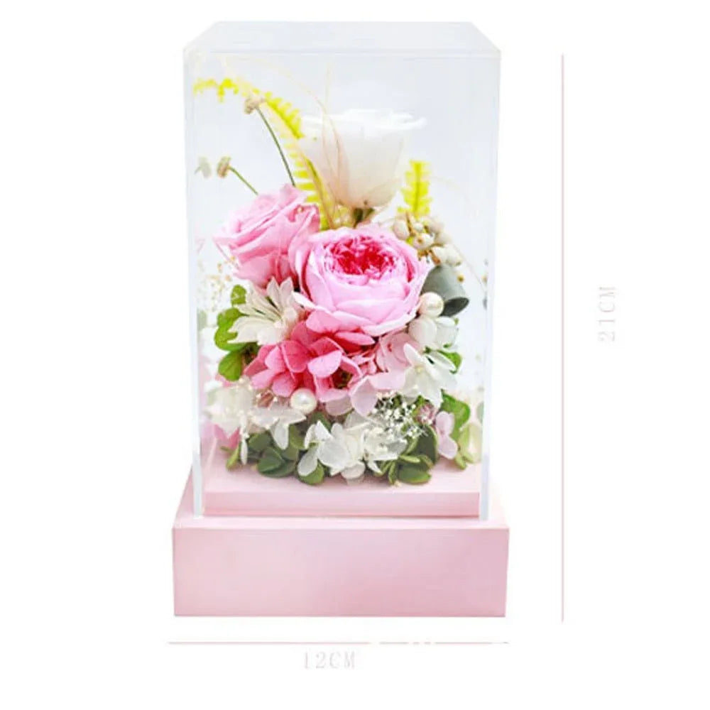 Composition florale d'Amour & D'automne - Rose Eternelle La Boutique