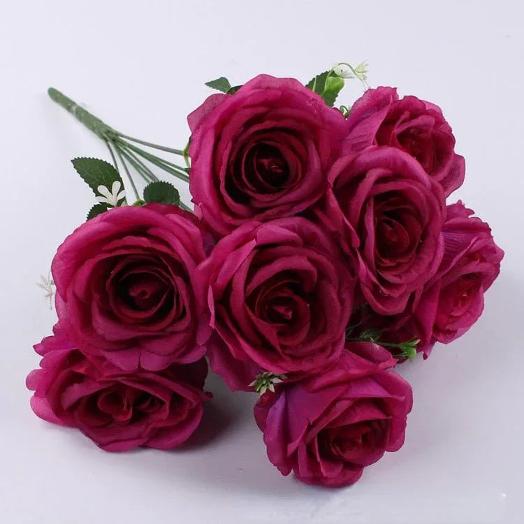 Sublime Bouquet de Rose éternelle en soie ( Choix de couleur ) - Rose Eternelle La Boutique