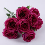 Sublime Bouquet de Rose éternelle en soie  ( Choix de couleur )
