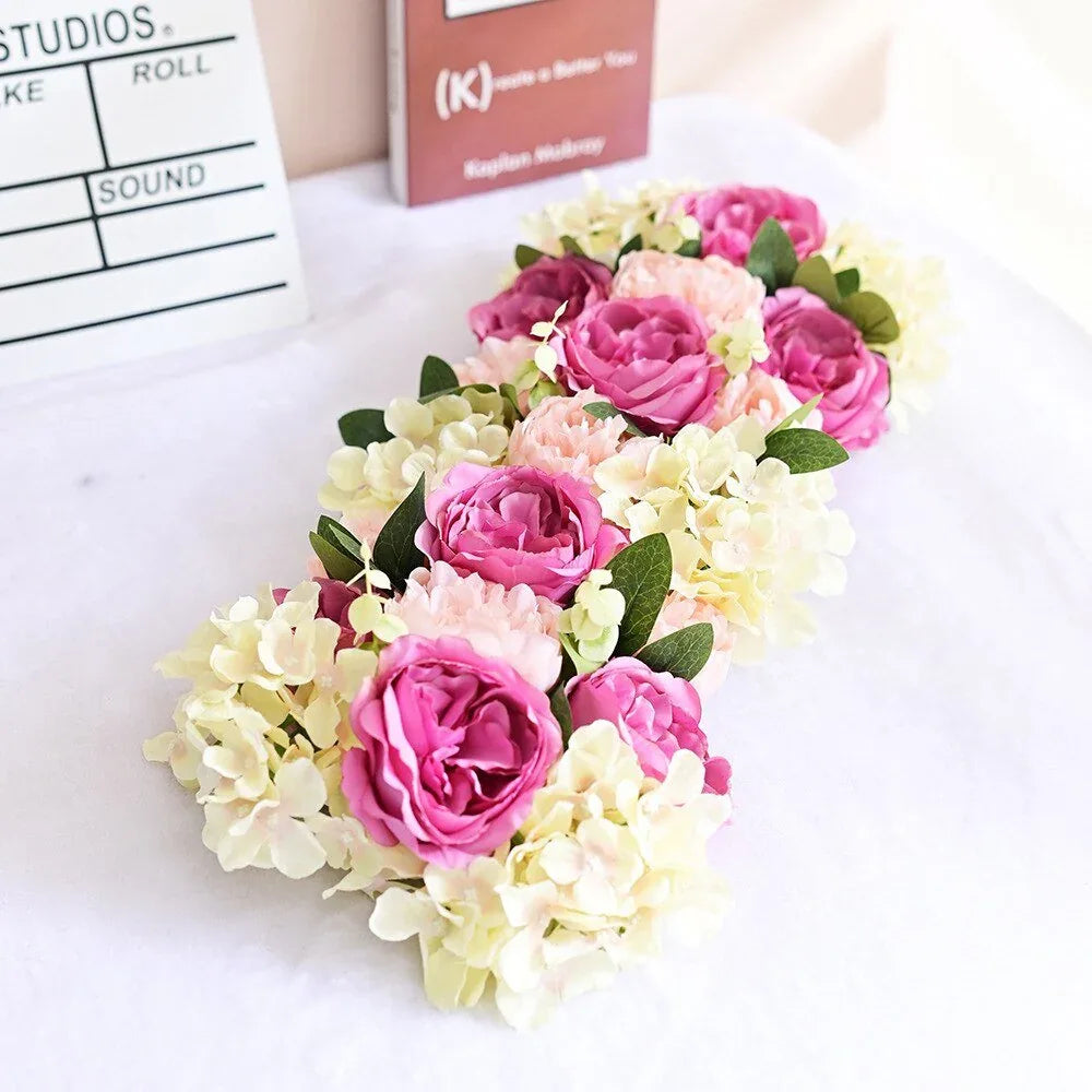 Décoration de Mariage - Panneau de Rose Eternelle Artificielles - Rose Eternelle La Boutique