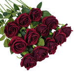 Élégant bouquet de roses éternelles artificielles