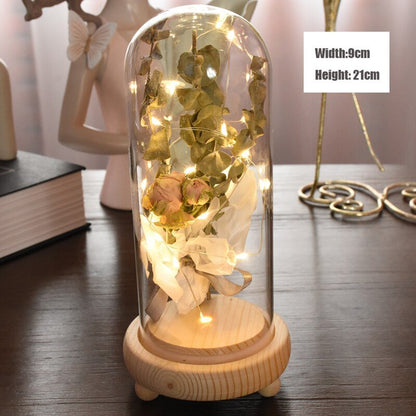 Rose eternelle Sobre & Lumineuse ( Choix de style & couleur )