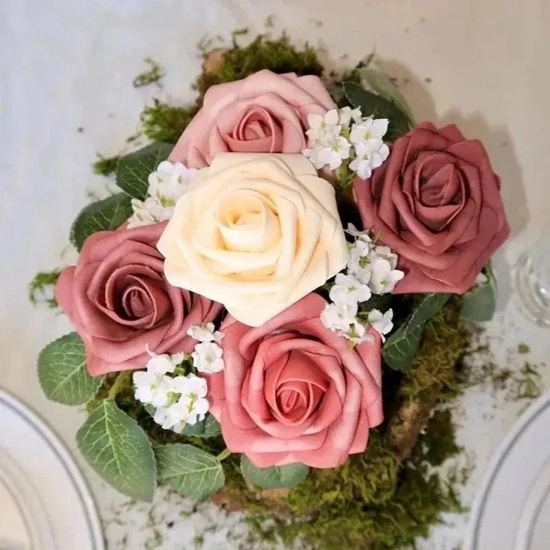 Fleurs Roses Artificielles pour une Décoration Élégante - Rose Eternelle La Boutique