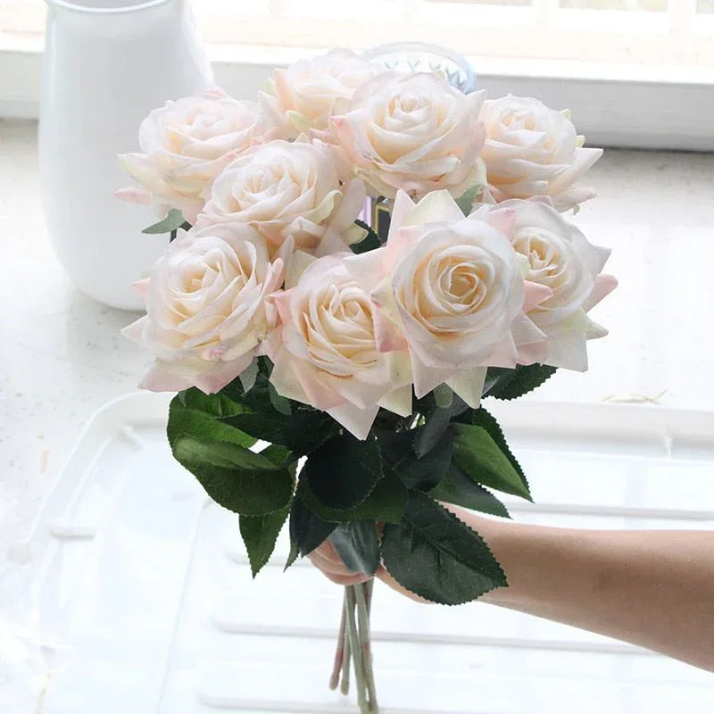 Luxueux Bouquet de fleur composé de rose éternelle Artificielle - Rose Eternelle La Boutique