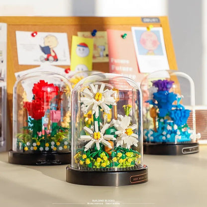Fleurs sous cloche [ Jeux de construction ]