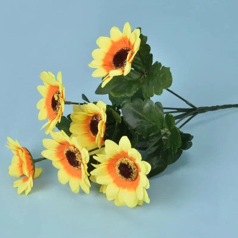 Bouquets de Tournesols Artificiels Décoration de Mariage ensoleillée - Rose Eternelle La Boutique