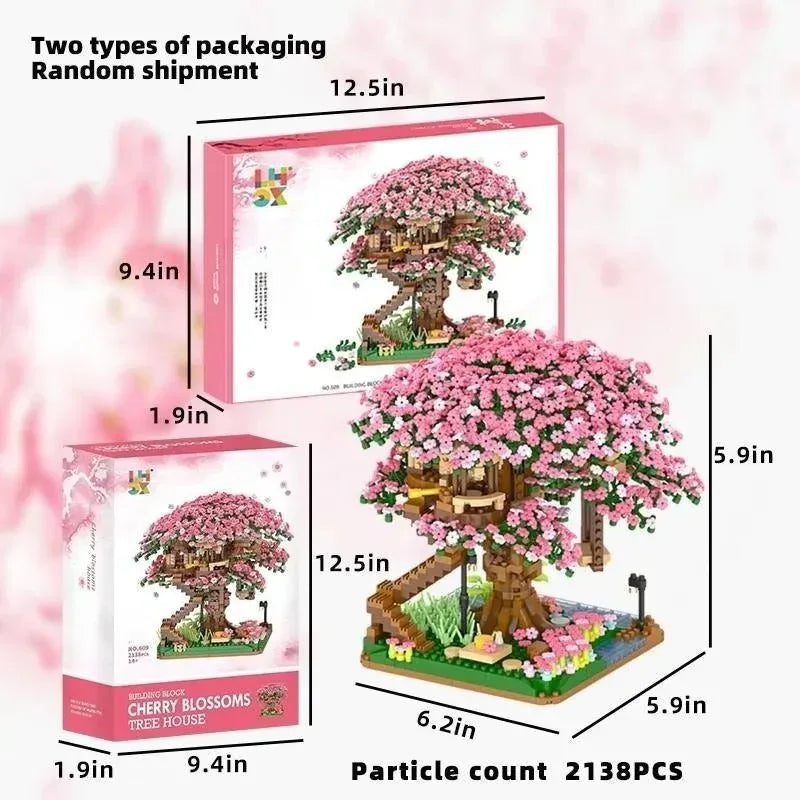 Jeux de construction Arbre en Rose - Rose Eternelle La Boutique