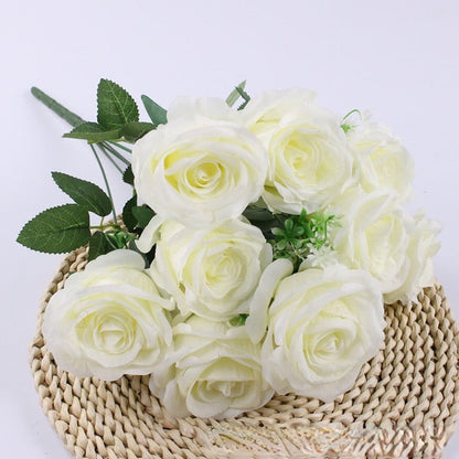 Sublime Bouquet de Rose éternelle en soie  ( Choix de couleur )