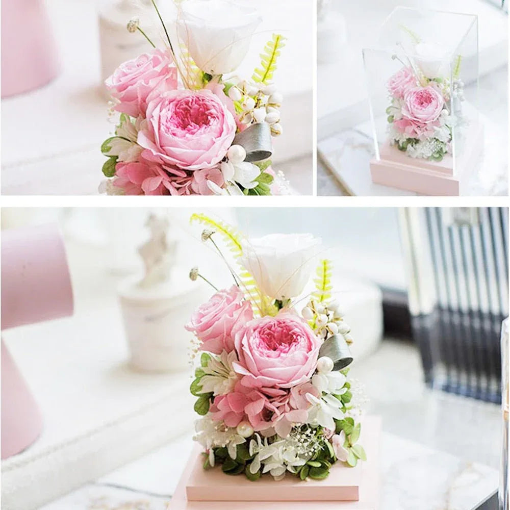 Composition florale d'Amour & D'automne - Rose Eternelle La Boutique