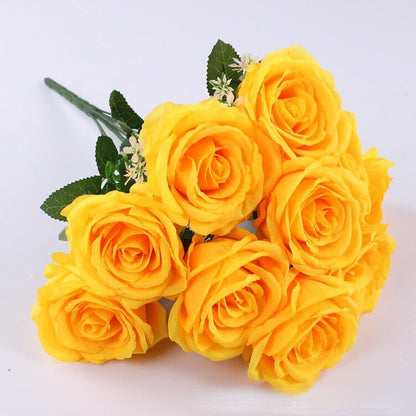 Sublime Bouquet de Rose éternelle en soie  ( Choix de couleur )