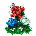 Fleurs Sous Cloche en Blocs de Construction