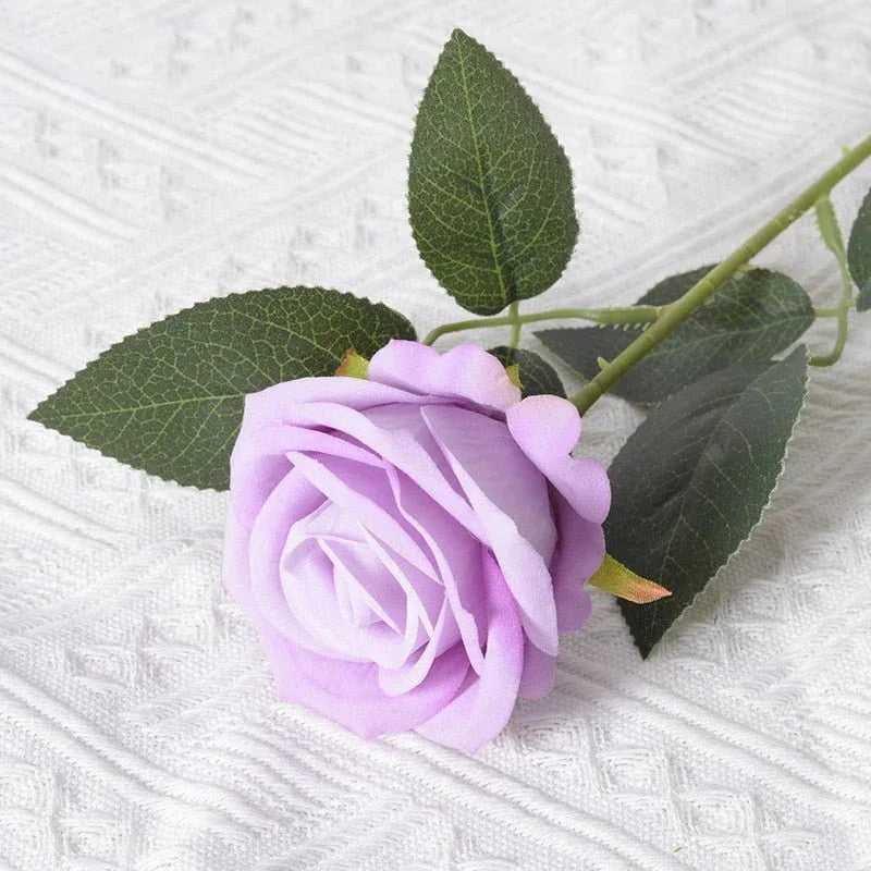 Bouquet de 5 Rose Eternelle en soie - Rose Eternelle La Boutique