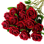 Bouquet de Fleurs composé de Rose en soie