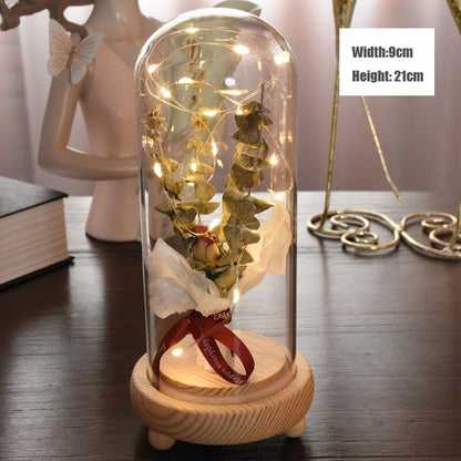 Rose eternelle Sobre & Lumineuse ( Choix de style & couleur )