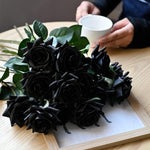Luxueux Bouquet de fleur composé de rose éternelle Artificielle