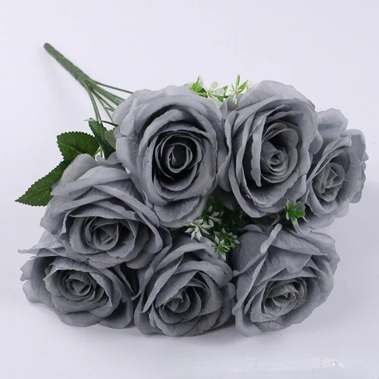 Sublime Bouquet de Rose éternelle en soie ( Choix de couleur ) - Rose Eternelle La Boutique