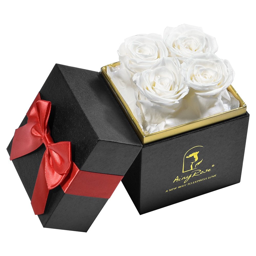 Elegante kleine Schachtel mit ewiger Rose