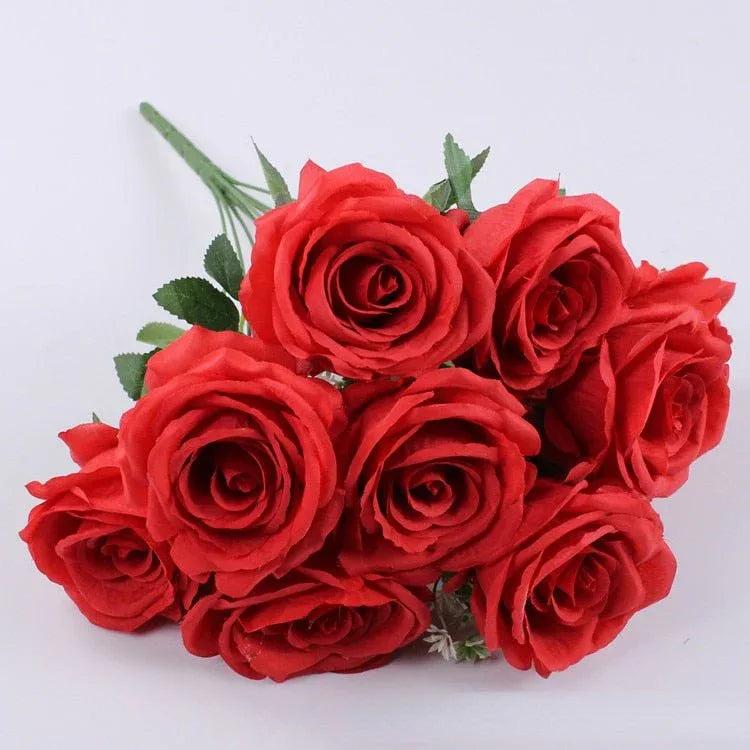 Sublime Bouquet de Rose éternelle en soie ( Choix de couleur ) - Rose Eternelle La Boutique