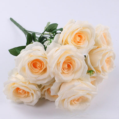 Sublime Bouquet de Rose éternelle en soie  ( Choix de couleur )