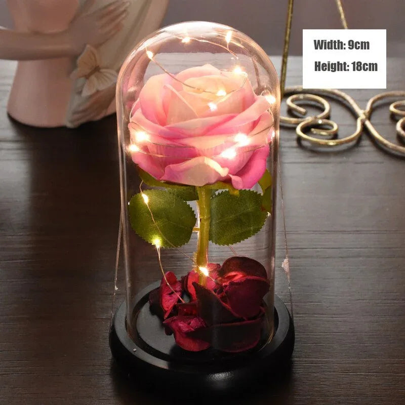 Rose eternelle Sobre & Lumineuse ( Choix de style & couleur ) - Rose Eternelle La Boutique