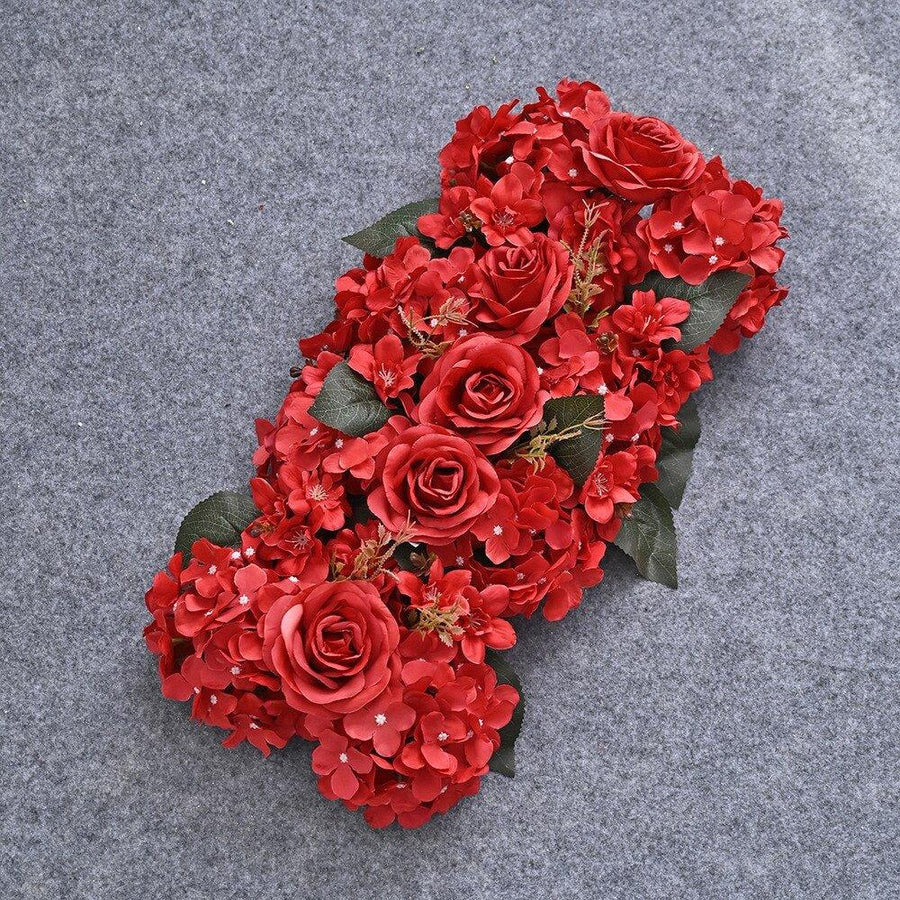 Décoration de Mariage Rustique - Arche de Fleurs Artificielles en Soie - Rose Eternelle La Boutique