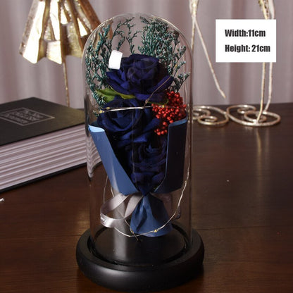 Rose eternelle Sobre & Lumineuse ( Choix de style & couleur )