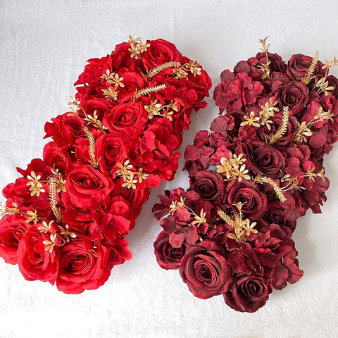 Décoration de Mariage de Luxe - Arche de Rose en Soie