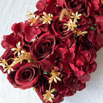 Décoration de Mariage de Luxe - Arche de Rose en Soie