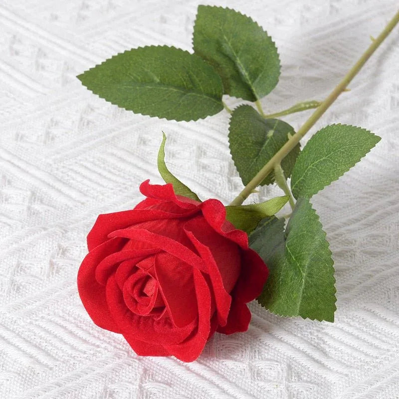 Bouquet de 5 Rose Eternelle en soie - Rose Eternelle La Boutique
