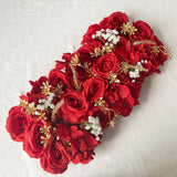 Décoration de Mariage de Luxe - Arche de Rose en Soie