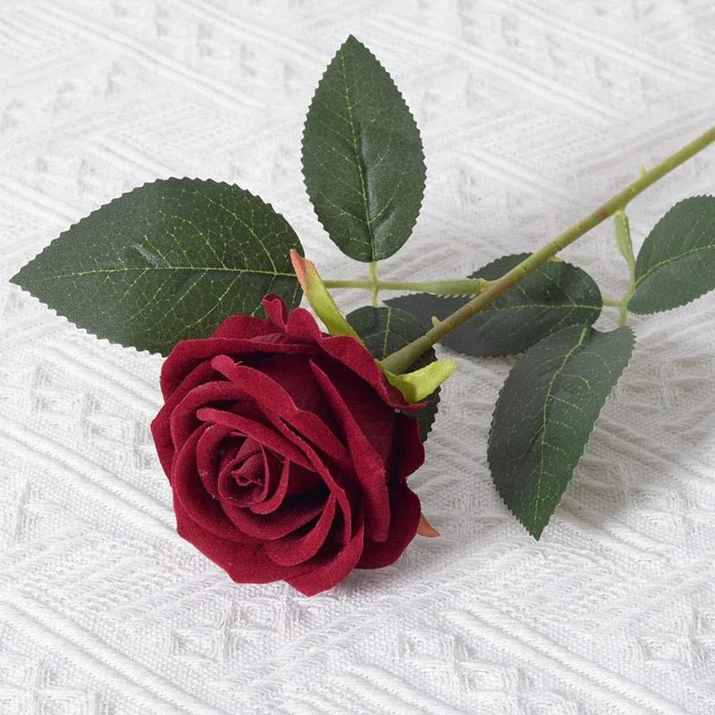 Bouquet de Fleurs composé de Rose en soie - Rose Eternelle La Boutique